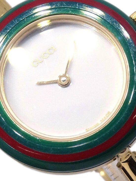 Gucci 11/12.2 Change Bezel Chameleon Quartz Watch SS 196559 main image 11